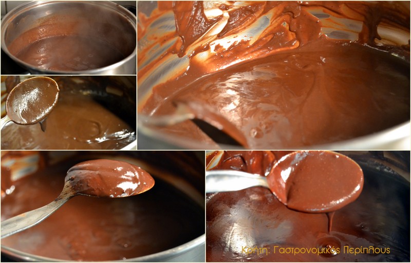Λικέρ σοκολάτας με ρακή (ή μήπως σιρόπι σοκολάτας ή μήπως γλάσο σοκολάτας;)
