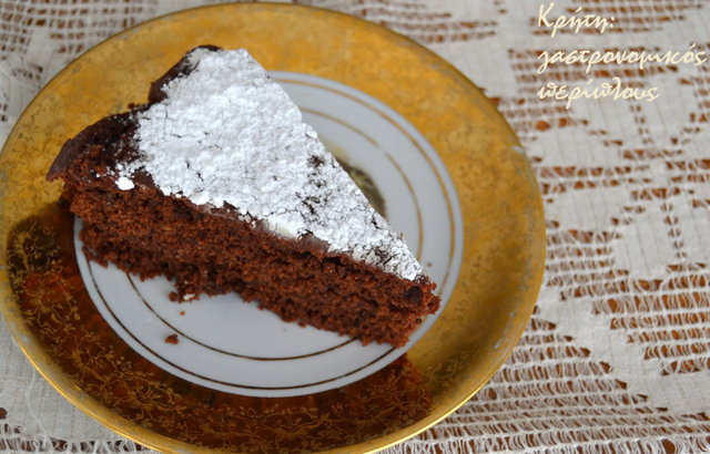 Κέικ σοκολάτας με ελαιόλαδο και αλεύρι ολικής άλεσης χωρίς μίξερ (νηστίσιμο)