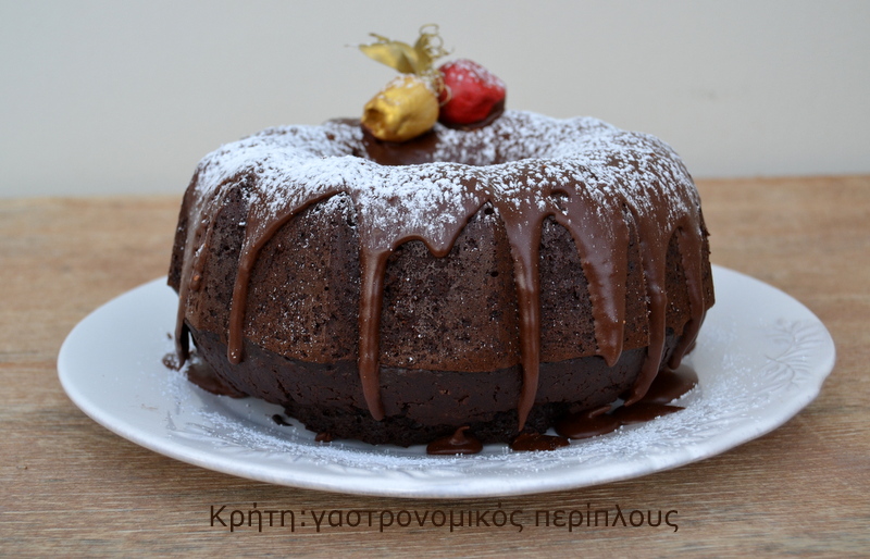Σοκολατένιο κέικ με κακάο και ελαιόλαδο (κατά προτίμηση αγουρέλαιο)