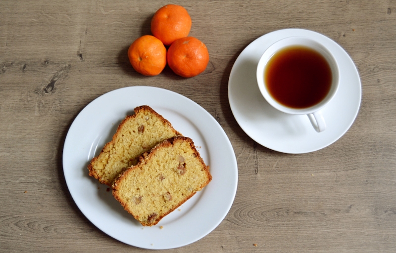 Κέικ μανταρινιού ή πορτοκαλιού με ταχίνι (αλάδωτο)